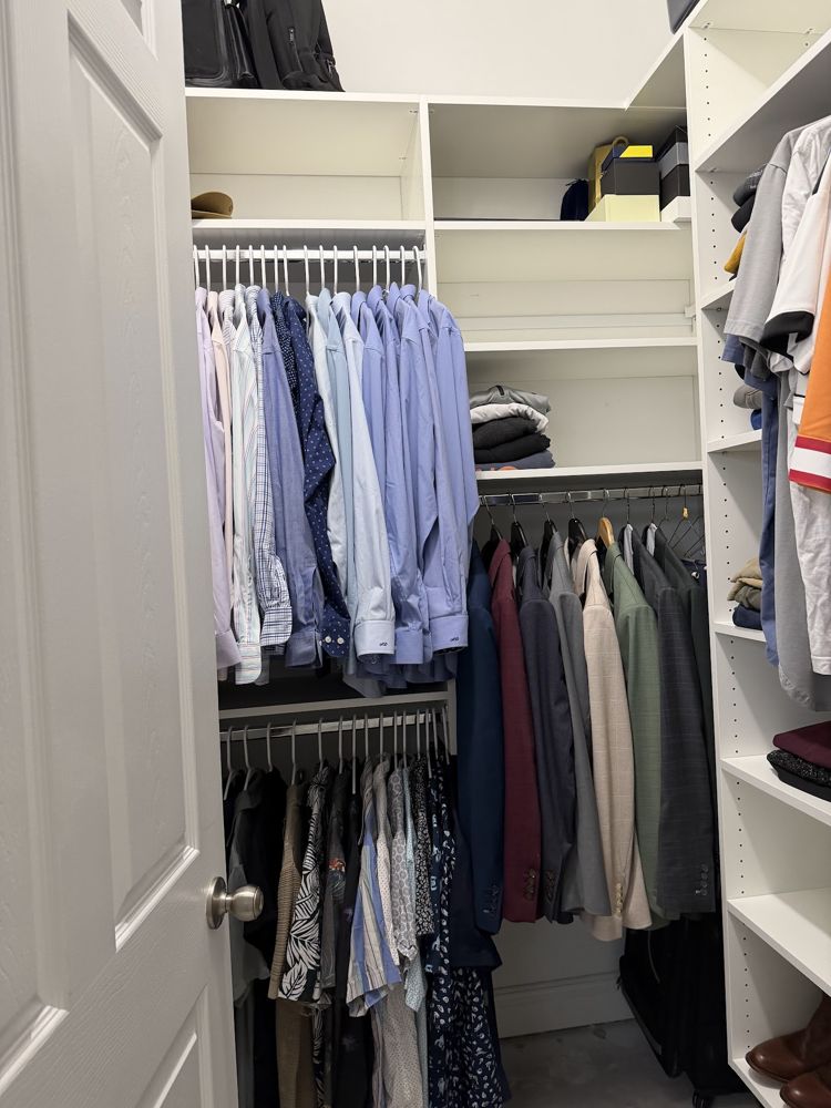 Primary Closet after